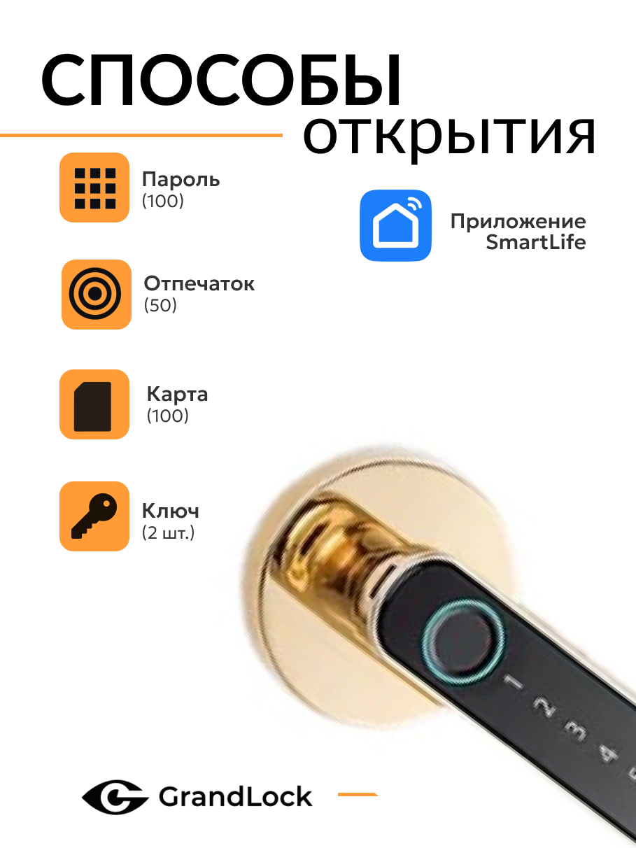 замок ГрандЛок (GrandLock) T18FT 